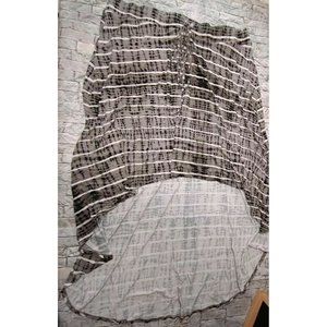 Torrid High Low Black & White Tie Dye Maxi Skirt 4